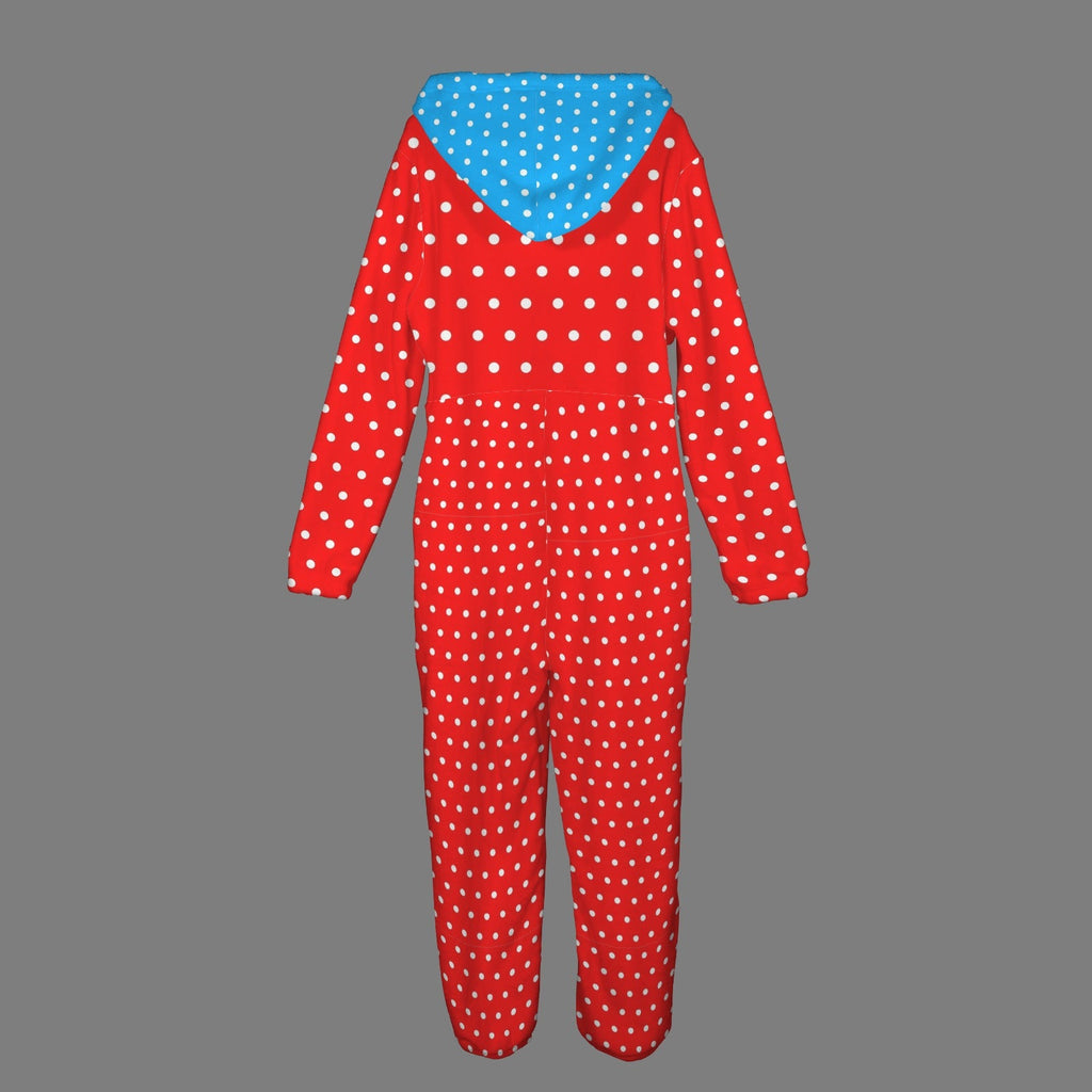 Candy Pop Polka Unisex Plush CozySuit