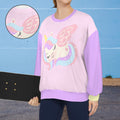 Dreamy Unicorn Snuggle Oversized Sweater