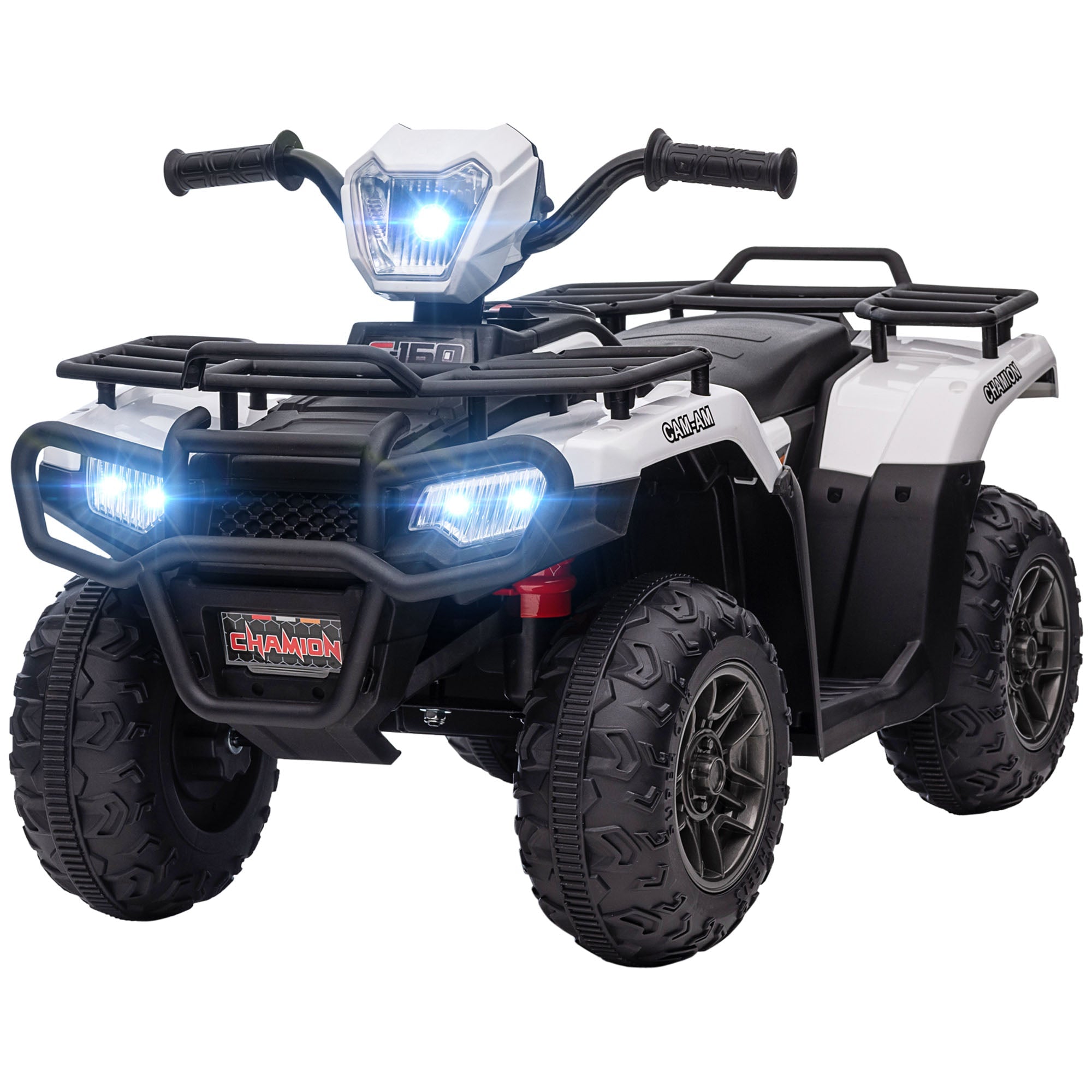 12V Kids ATV with Music, Headlights, and Forward/Backward Function - A Fun Ride for Young Adventurers!