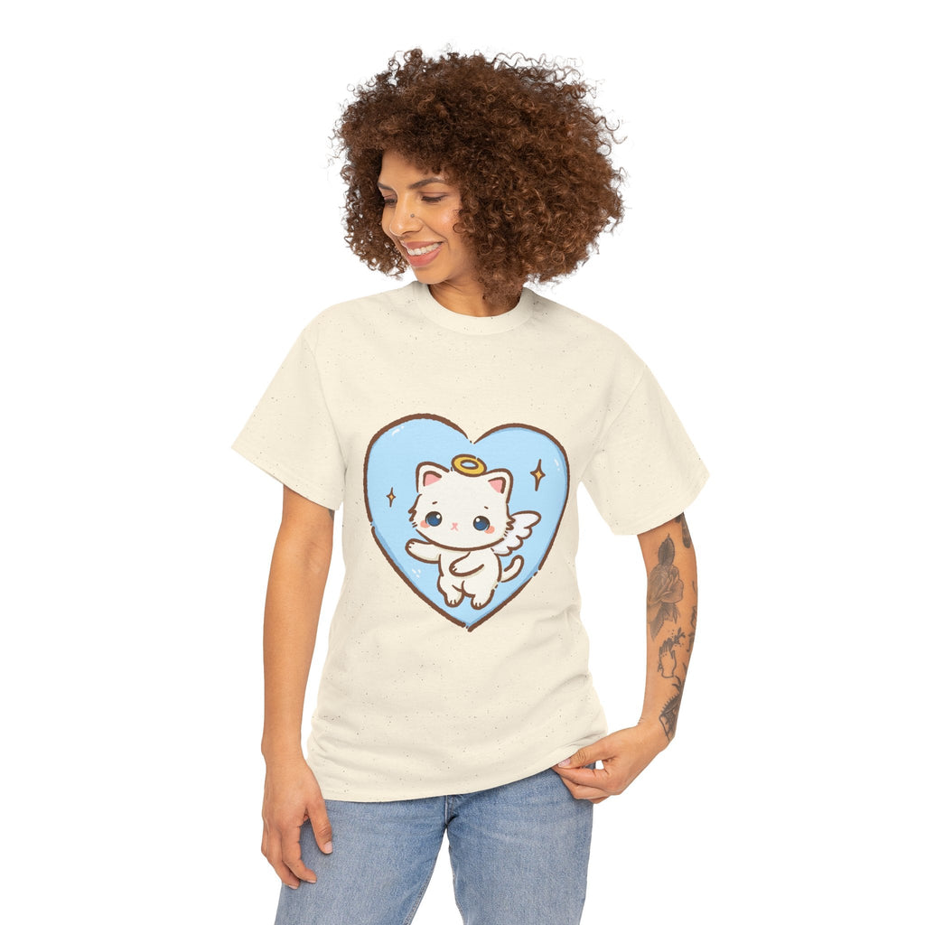 Adorable Angel Kitty Play Tee