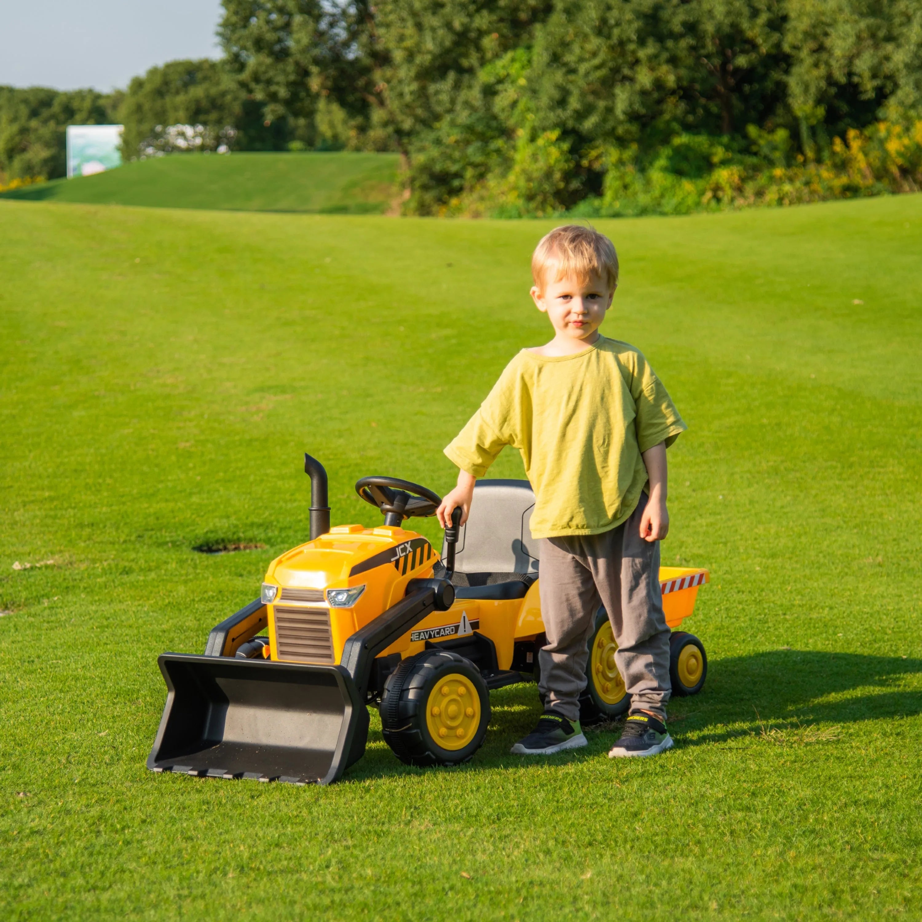 12V Magic Cars Excavator 1 Seater Ride-on
