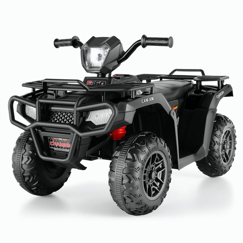 Electric Ride-On ATV Jeep Truck for Kids with LED Lights and Music