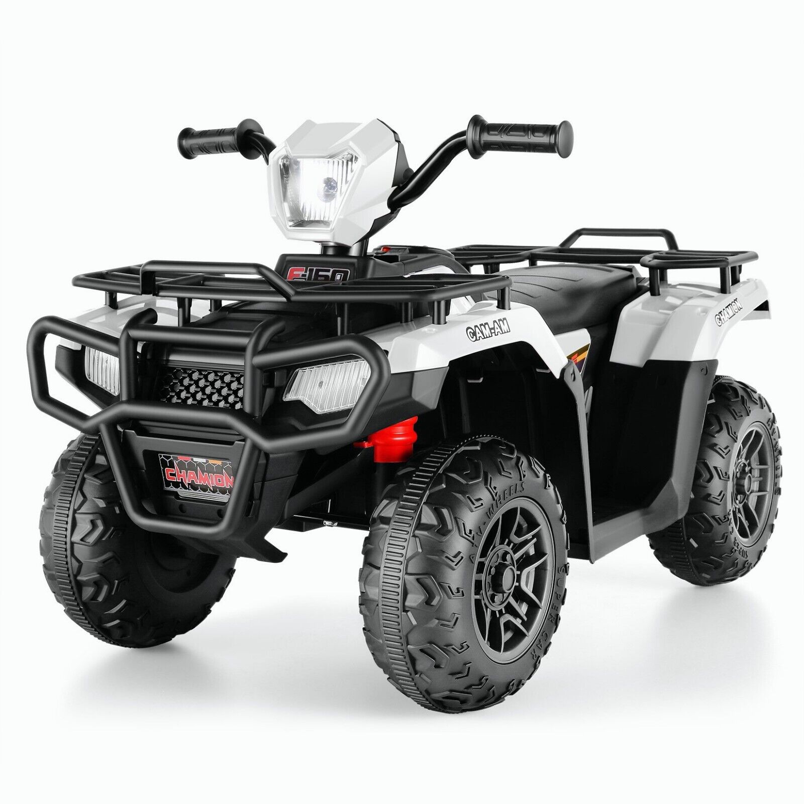 Electric Ride-On Jeep Truck for Kids: 12V/24V ATV Toy with Four-Wheel Drive