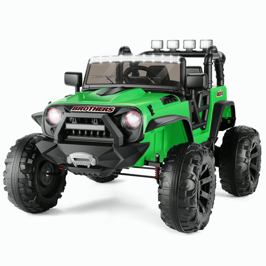12V/24V Electric Jeep Truck ATV Ride-On Toy with Parental Remote Control for Kids