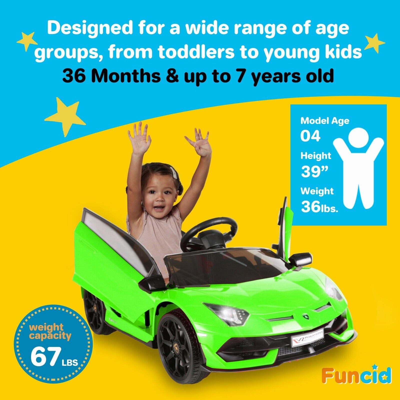 Electric Ride-On Truck for Kids with Remote Control, Music, and Lights - GT Toy Truck