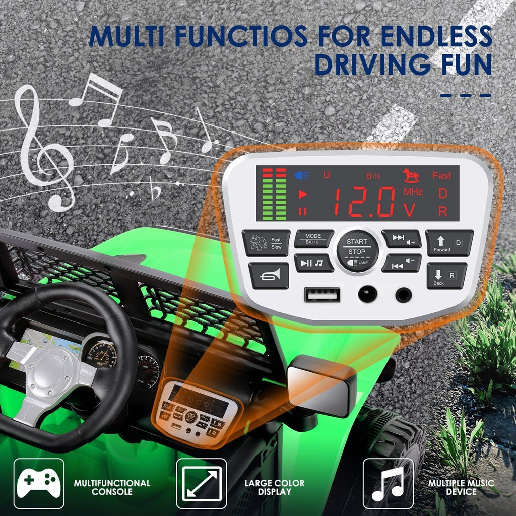 Electric Kids Ride On Car Power Wheels Jeep 2 Seater with 12V 7Ah Battery for Safe and Fun Playtime