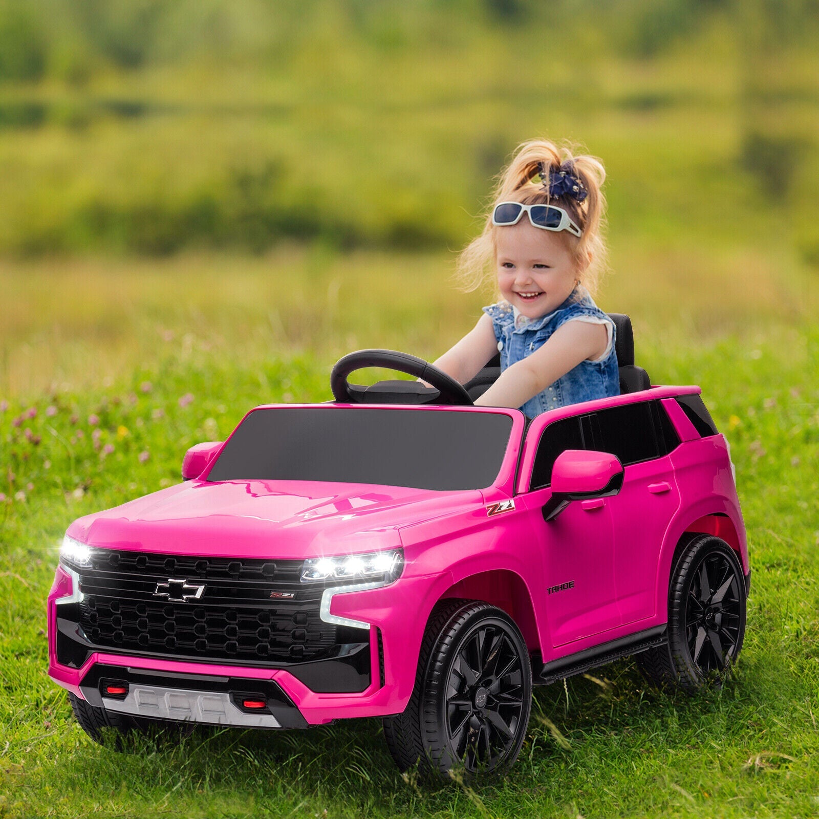 12V Battery Powered GMC Ride On Car for Kids with Remote Control