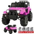 12V Battery Powered Jeep Toddler Ride On Toy with Remote Control and Lights