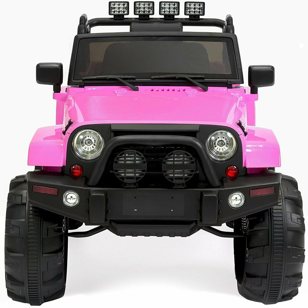 12V Battery Powered Jeep Toddler Ride On Toy with Remote Control and Lights