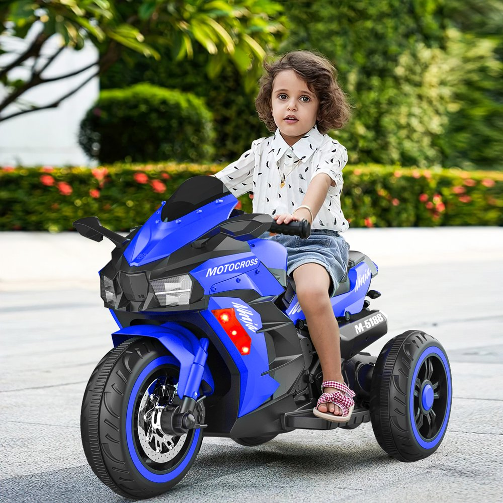 12V Battery Powered Kids' Motorcycle Ride-On Toy