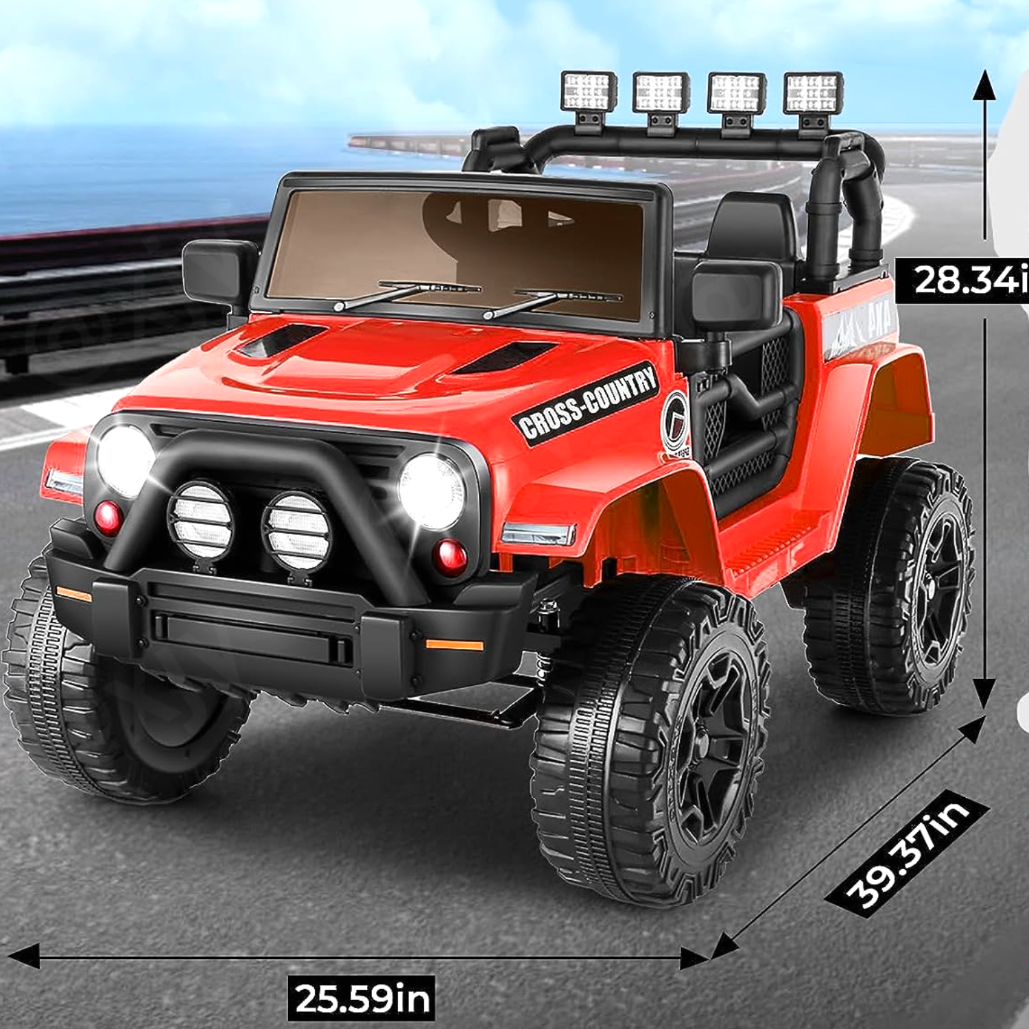 12V Battery Powered Electric Ride-On Truck for Kids with Remote Control