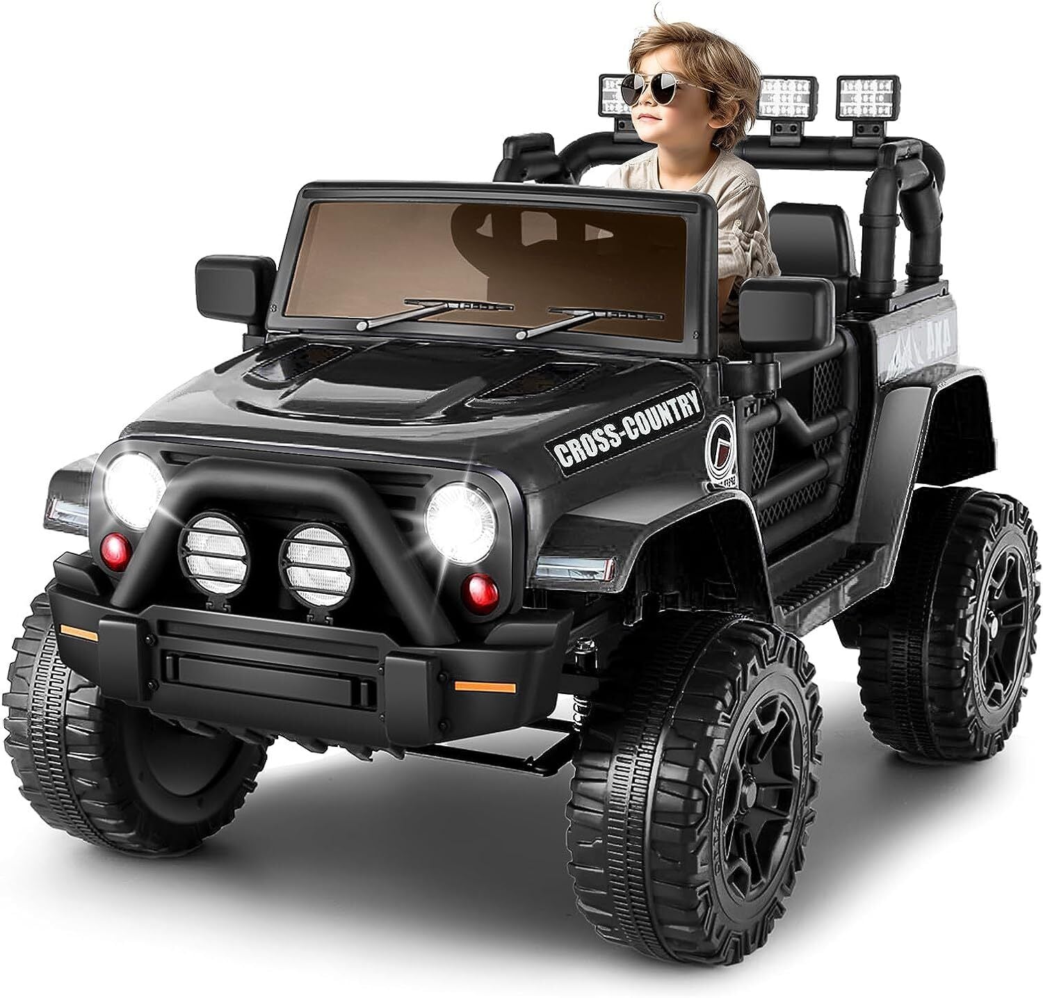 12V Battery Powered Electric Ride-On Truck for Kids with Remote Control