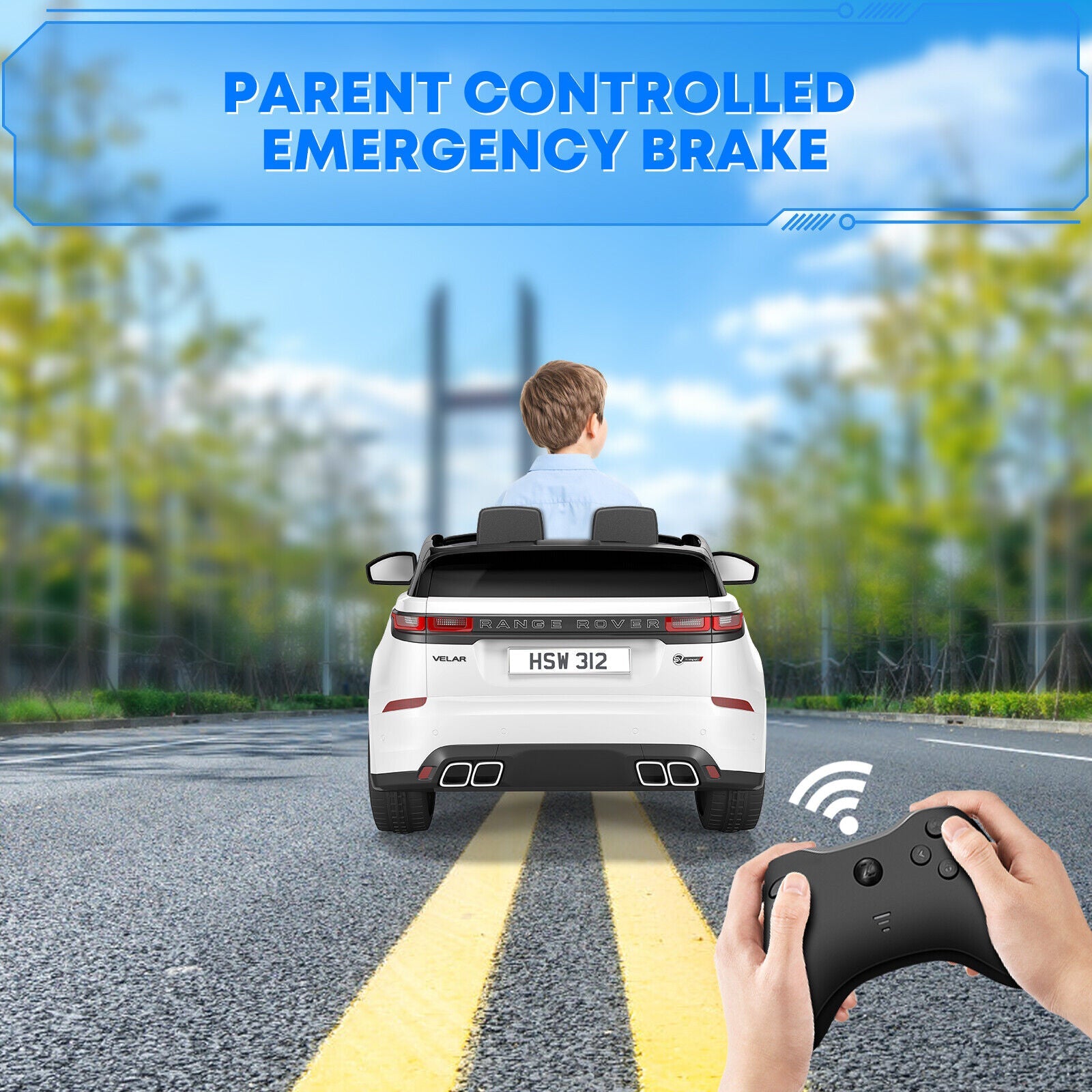 12V Battery Remote Control Ride on Truck Car Toy with MP3 Player for Kids