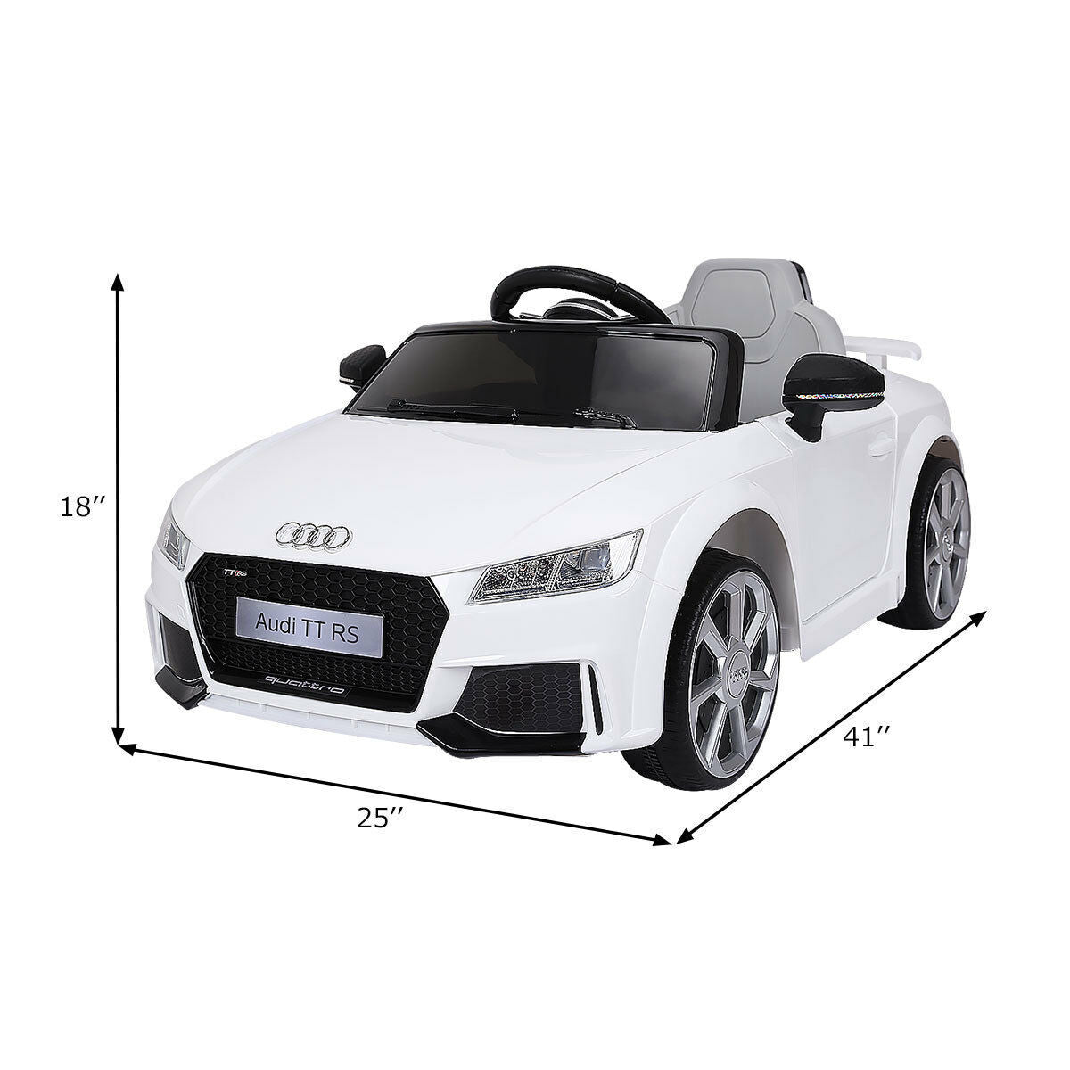 12V Electric Audi TT RS Mini Ride on Car for Kids with Remote Control