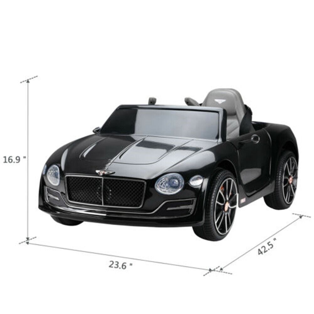 12V Electric Bentley Style Ride On Car for Kids with Remote Control and AUX