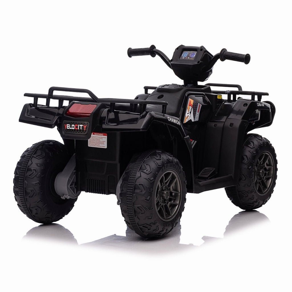 Electric 4-Wheeler ATV Quad for Kids with LED Lights, USB and MP3 Player - Perfect Gift for Boys and Girls