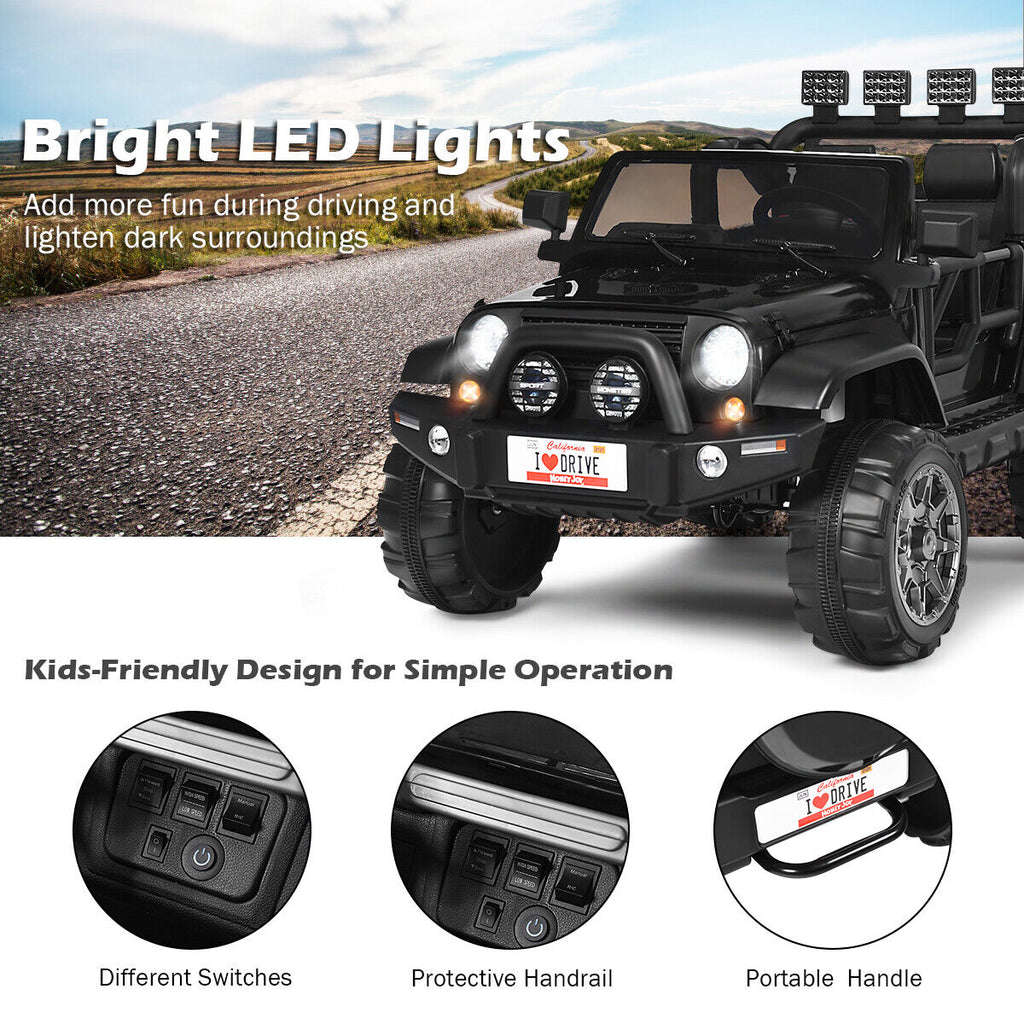 12V Electric Kids Ride On Jeep Car with Remote Control - Perfect for Little Adventurers!
