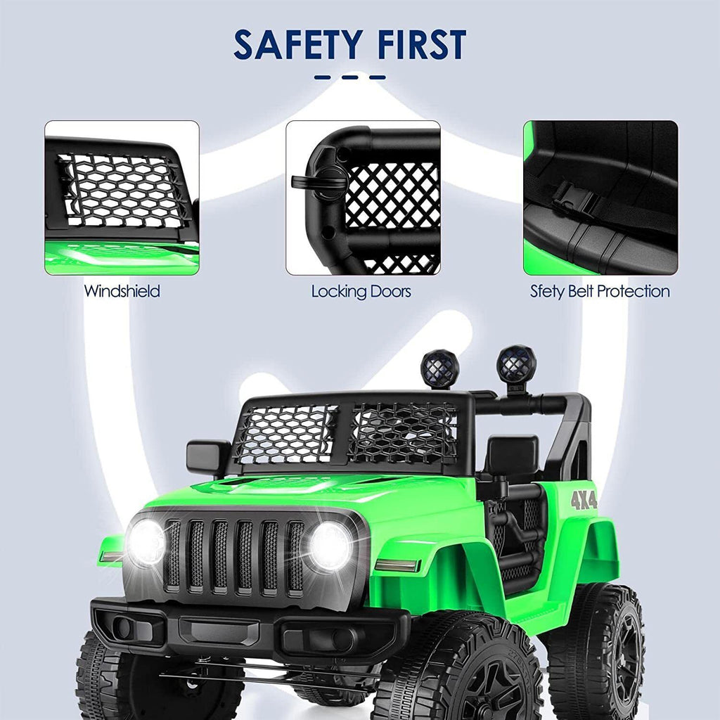 12V Electric Kids Ride On Jeep Toy Car with Remote Control - Perfect Gift for Children