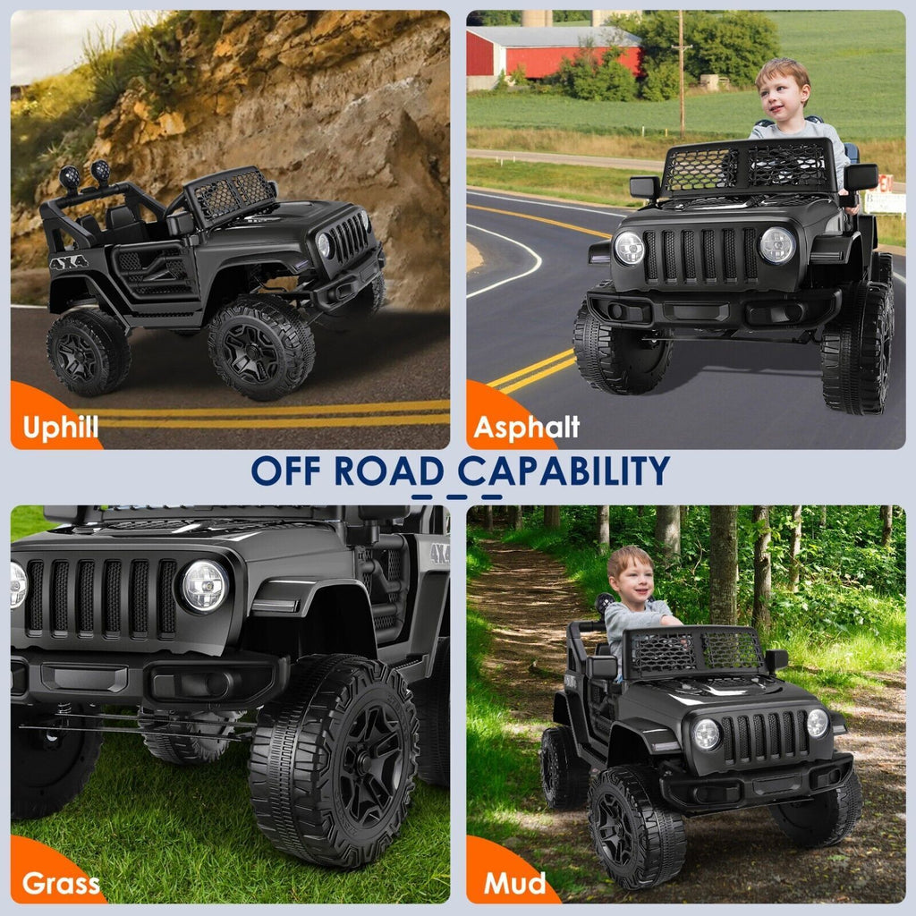 12V Electric Kids Ride On Jeep with Parent Remote Control - Perfect Gift for Little Adventurers!