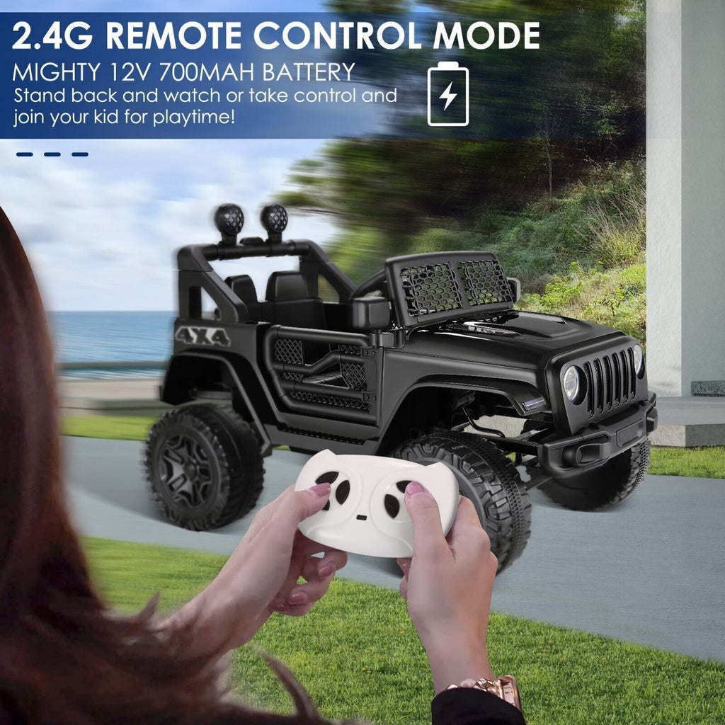 12V Electric Kids Ride On Jeep with Parent Remote Control - Perfect Gift for Little Adventurers!