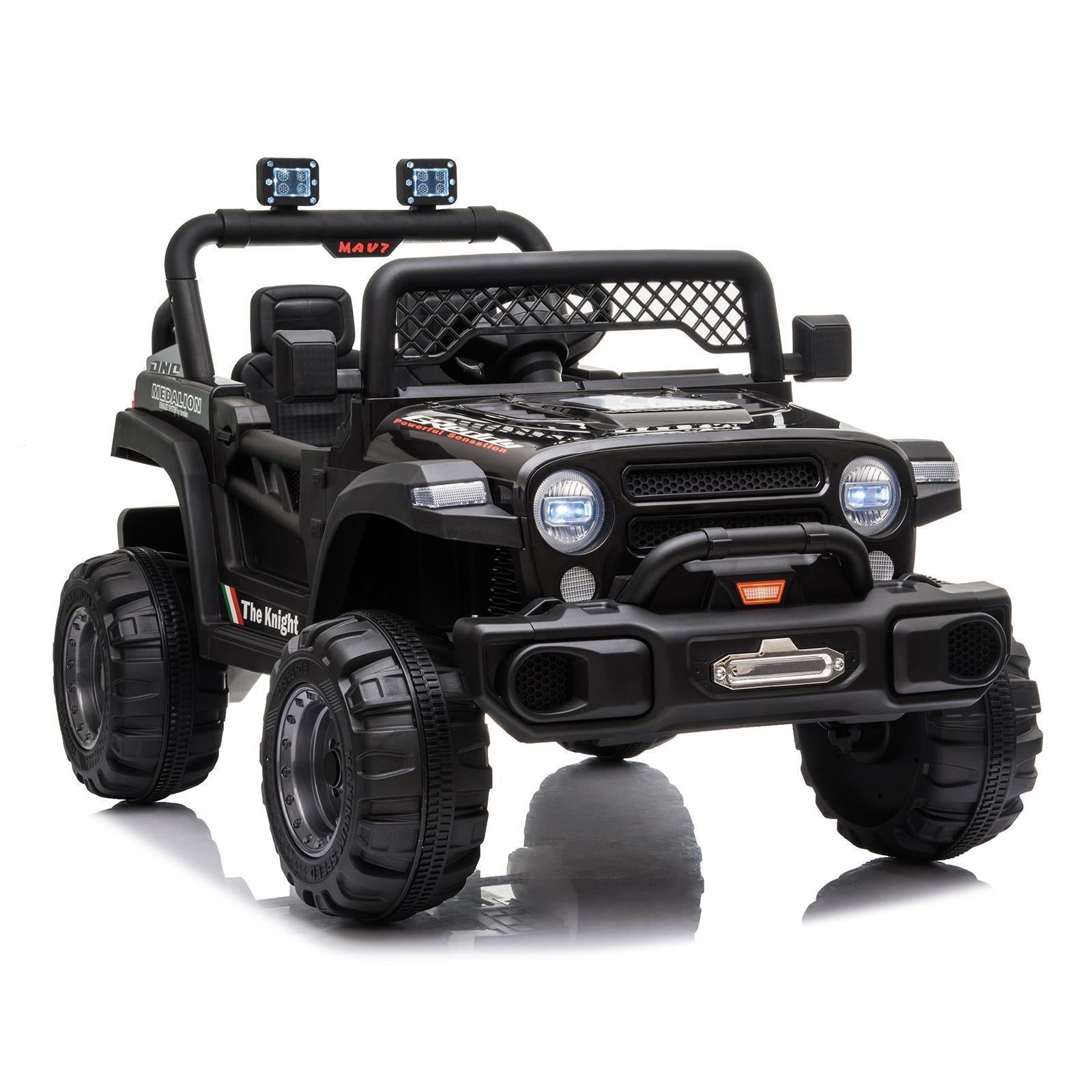 12V Electric Kids Ride On Truck Car Toy with Remote Control and 3 Speed Options