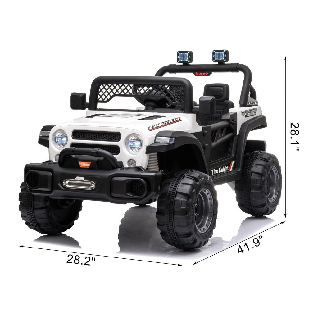 12V Electric Kids Ride On Truck Car Toy with Remote Control and 3 Speed Options