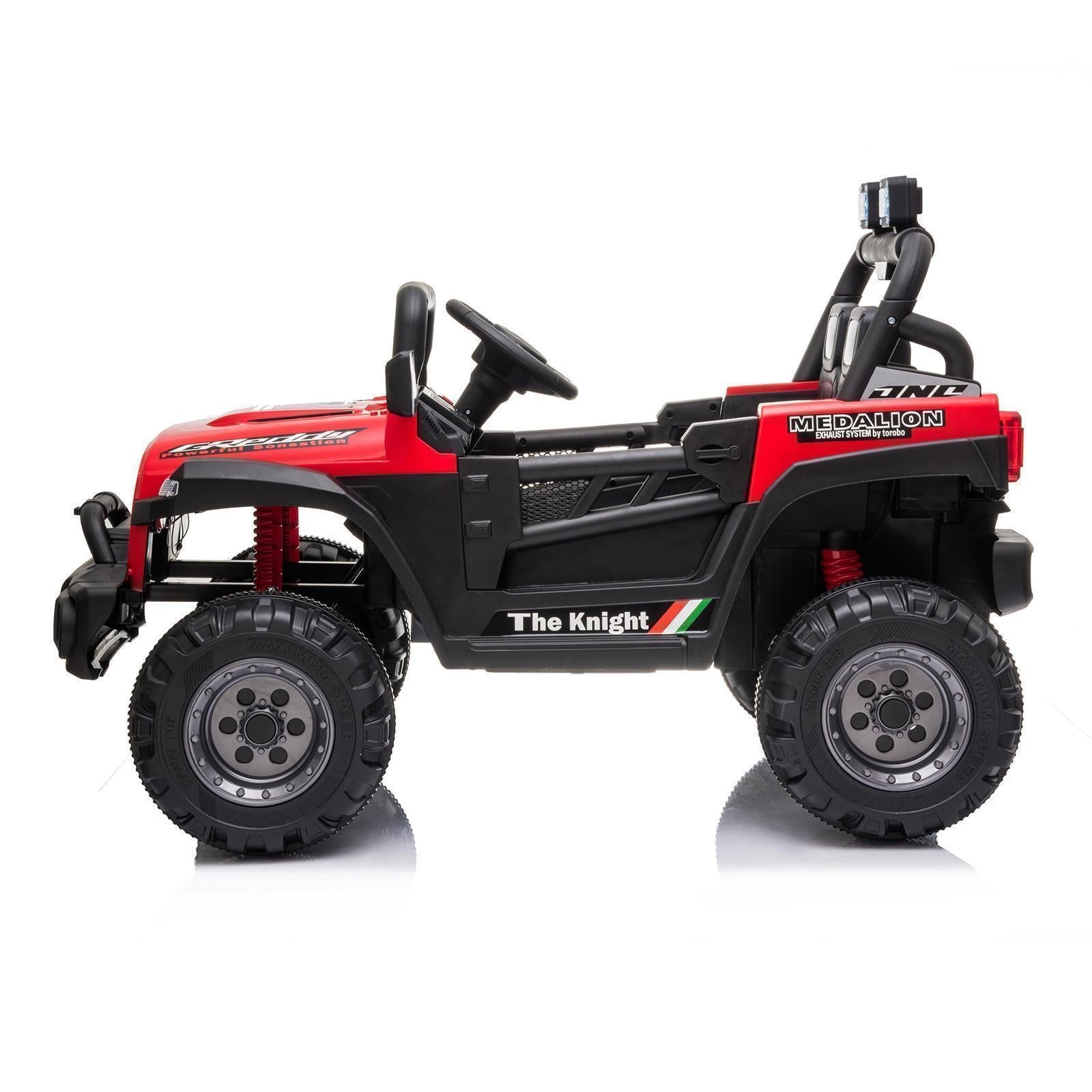 12V Electric Kids Ride On Truck Car Toy with Remote Control and 3 Speed Options