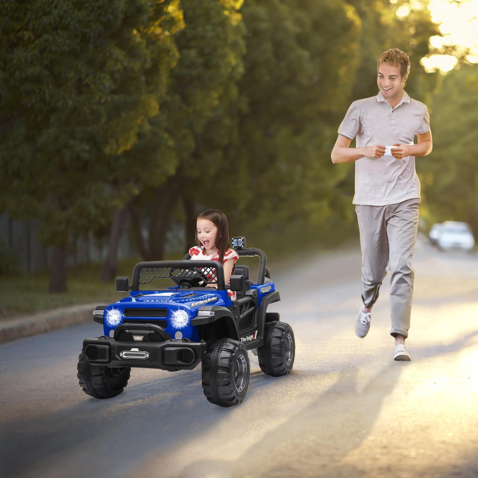 12V Electric Kids Ride On Truck Car Toy with Remote Control and 3 Speed Options