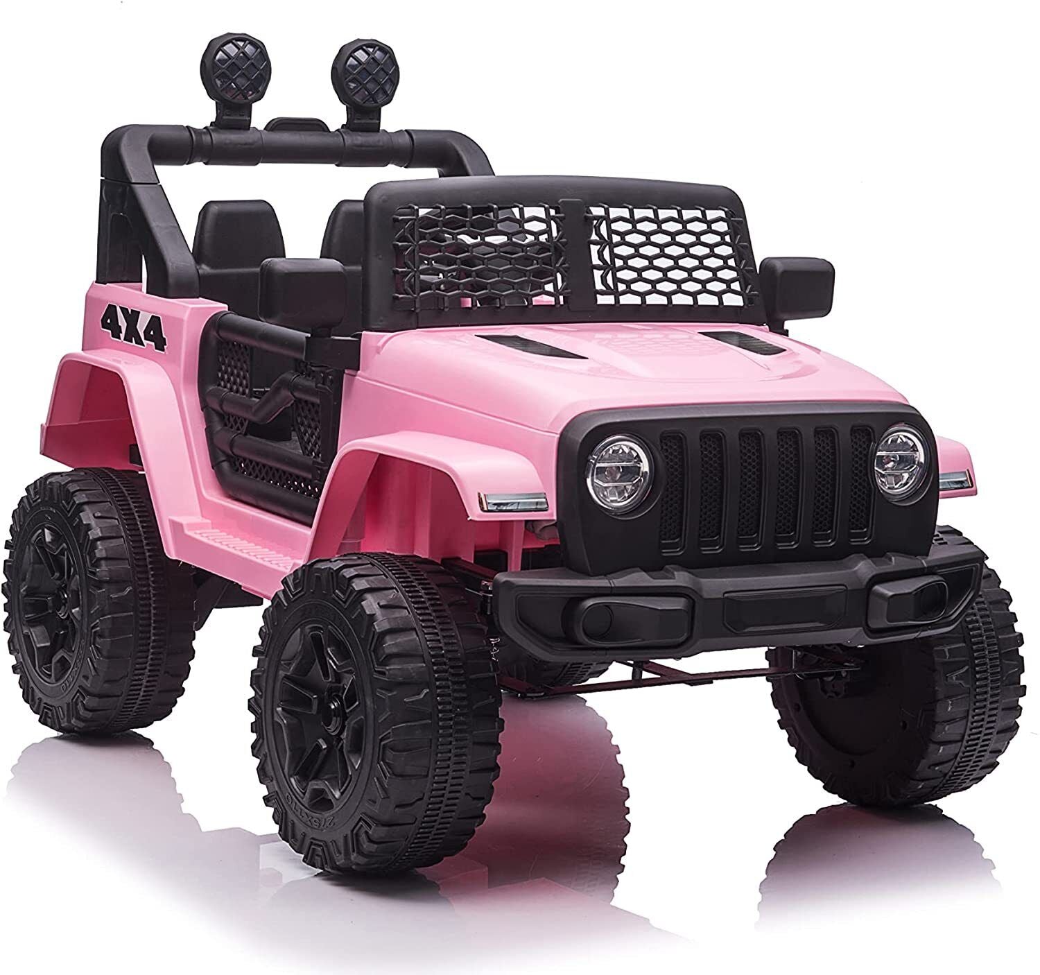 12V Electric Kids Ride On Truck with Remote Control and LED Lights