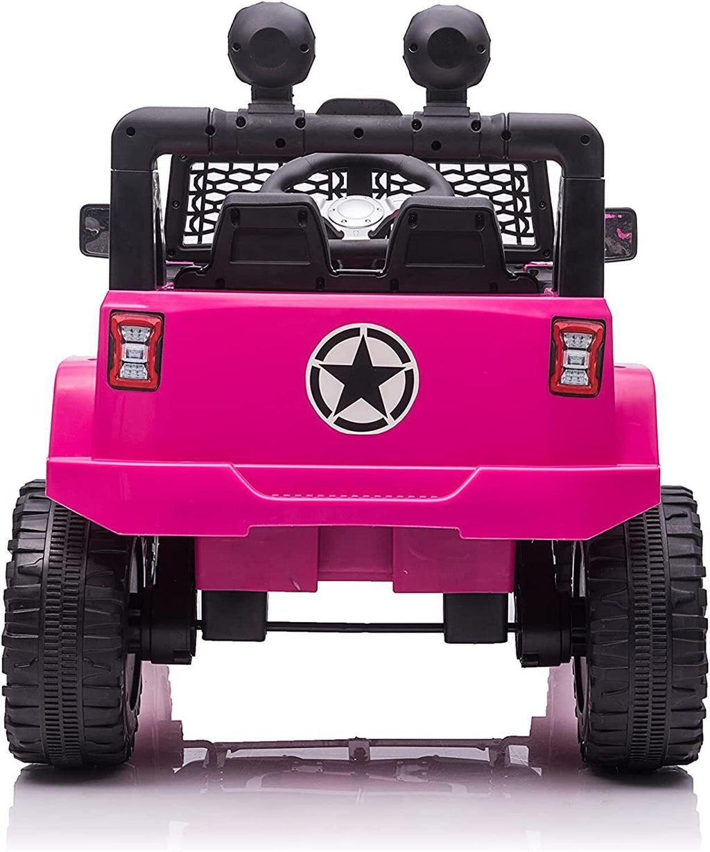 12V Electric Kids Ride On Truck with Remote Control and LED Lights