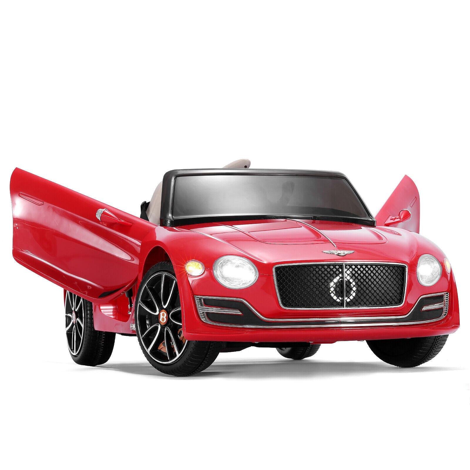 Bentley Style 12V Electric Kids Ride On Car with Remote Control and LED Lights - Perfect Xmas Gift!
