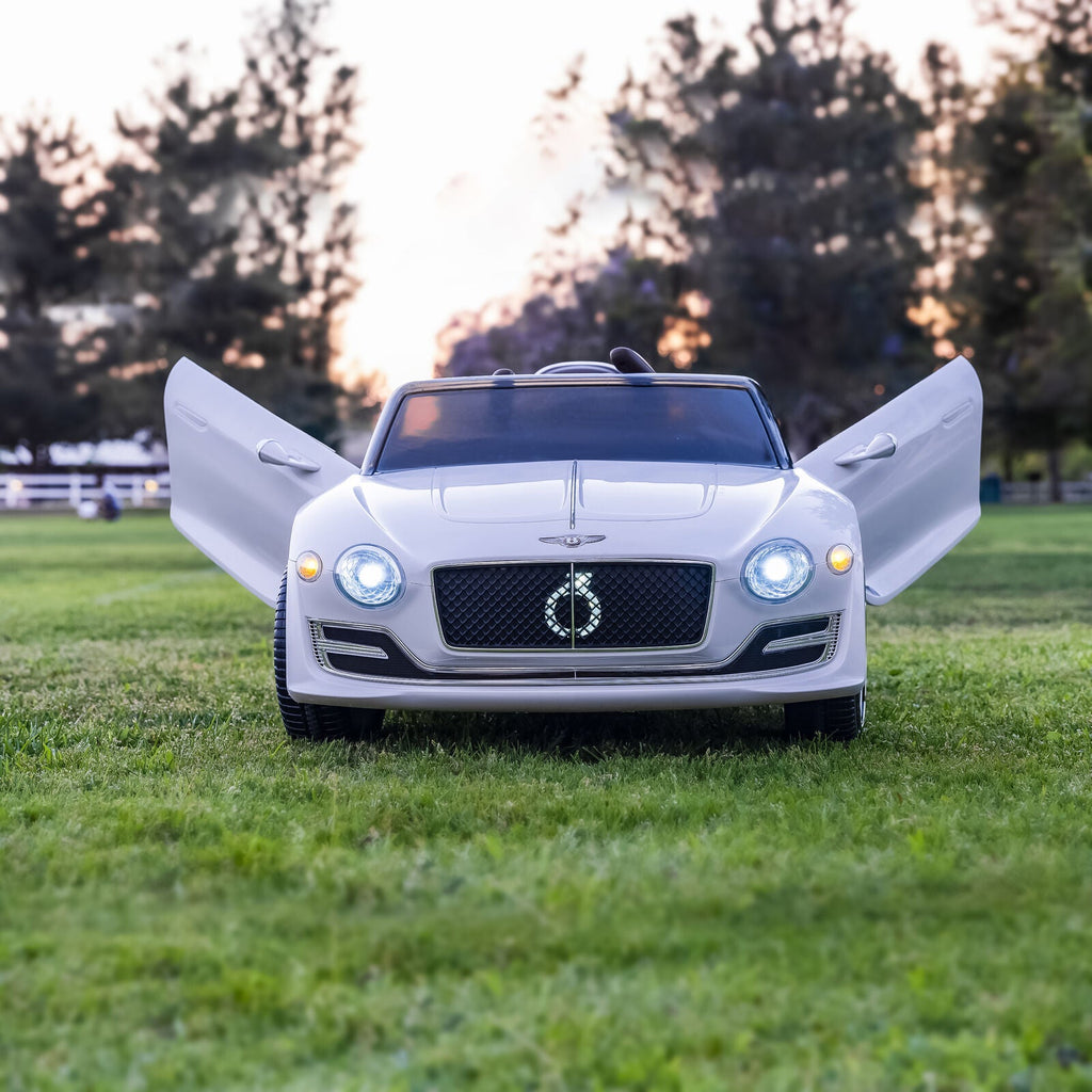 Licensed Bentley Style 12V Electric Ride On Car for Kids with LED Remote Control