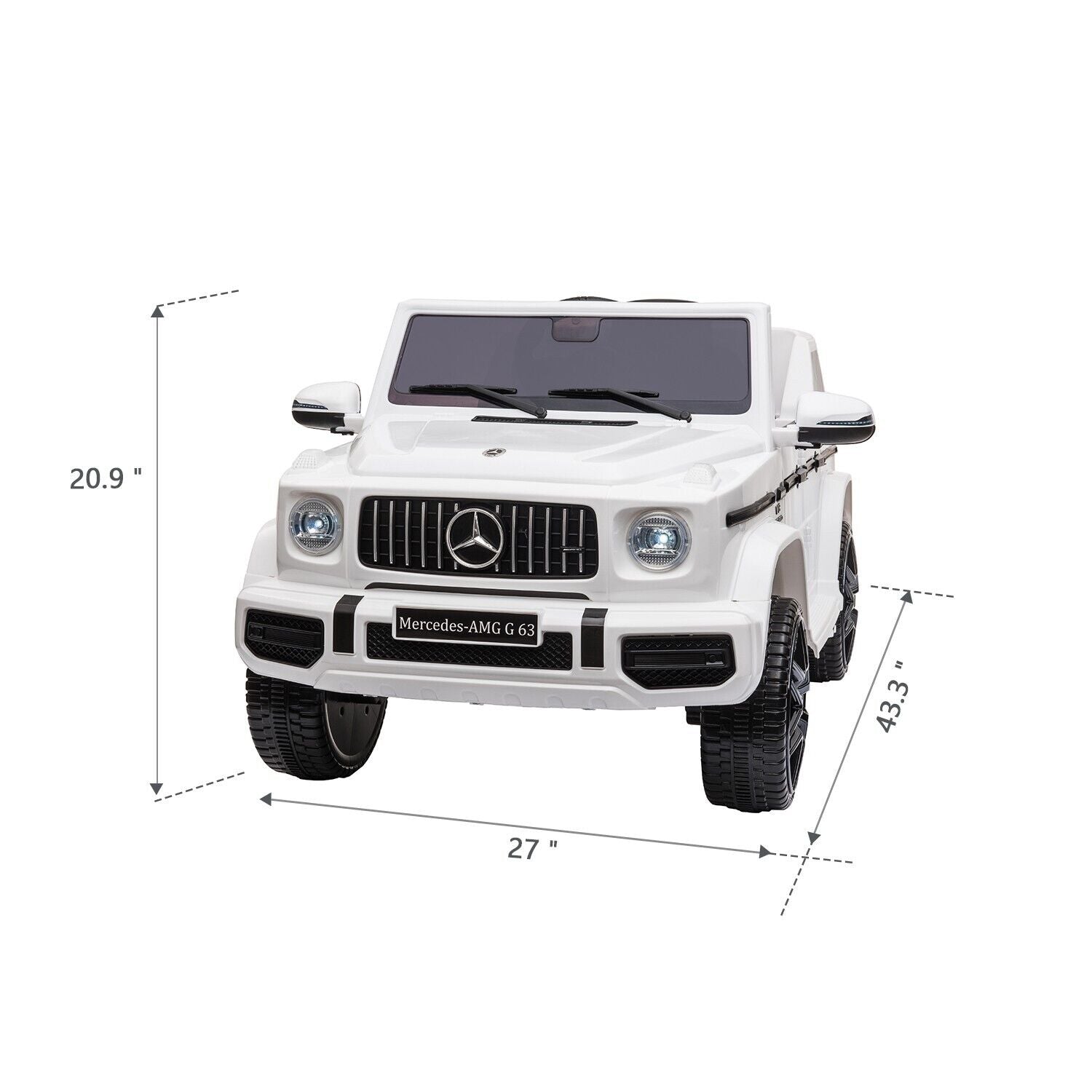 Licensed Mercedes Benz AMG Electric SUV Ride-On Car for Kids with Remote Control - 12V