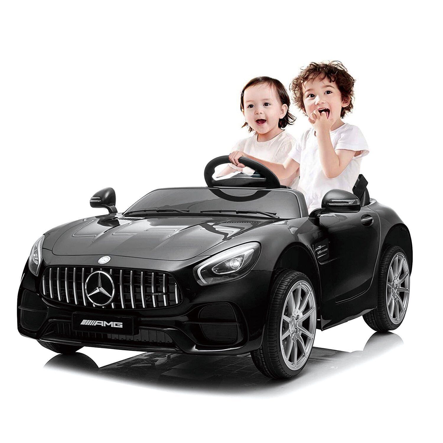 Licensed Mercedes Benz 12V Electric Ride On Car for Kids with Remote Control