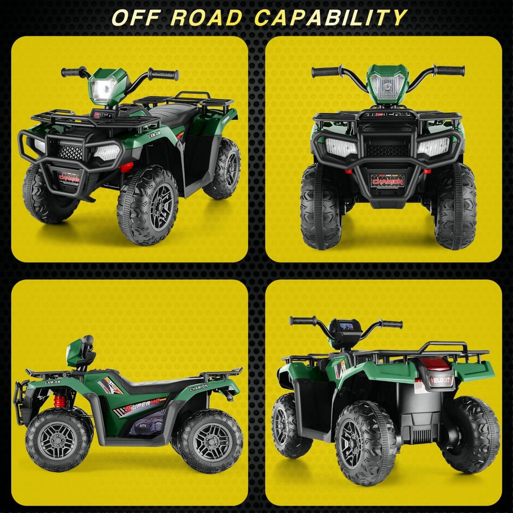 12V Electric Ride-On ATV for Kids with USB/MP3 Player - Perfect Gift for Ages 3-6!