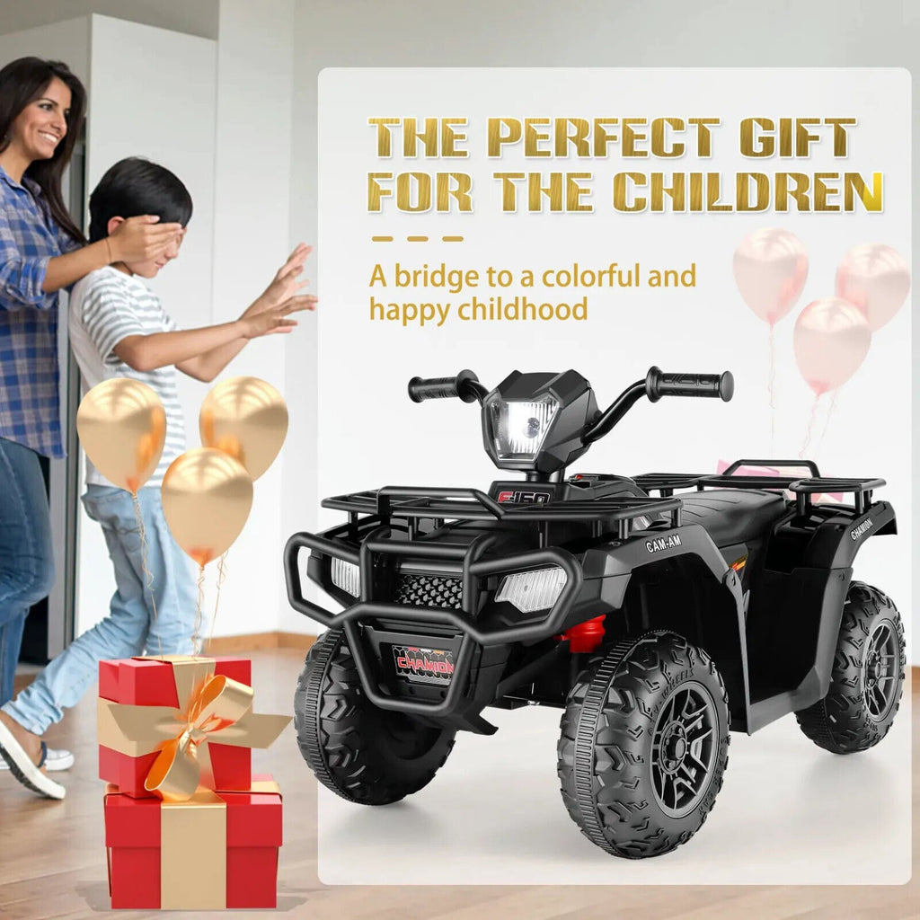12V Electric Ride-On ATV for Kids with USB/MP3, Perfect Gift for Ages 3-6