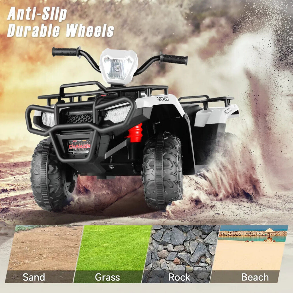 12V Electric Ride-On ATV for Kids with USB/MP3, Perfect Gift for Ages 3-6