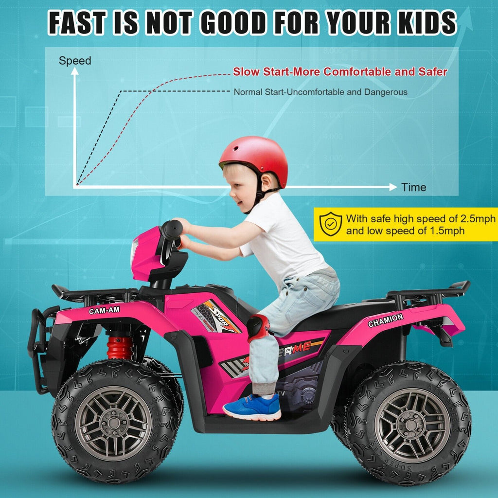 Electric ATV Ride-On Toy Car for Kids with USB/MP3, Suitable for Ages 3-6