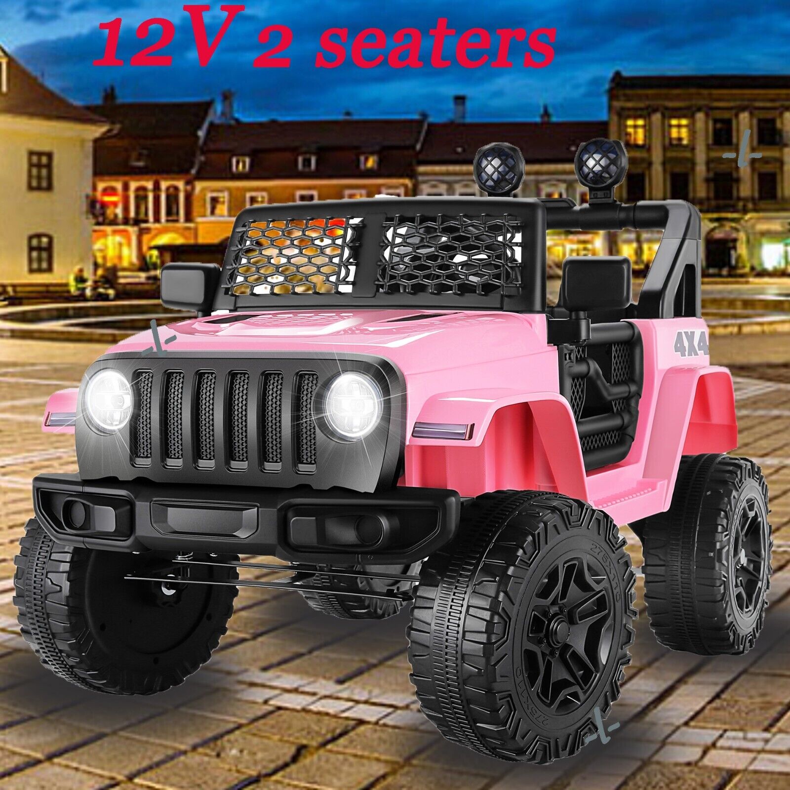Electric Ride-on Car for Kids with Remote Control and LED Lights - Perfect Gift for Young Drivers