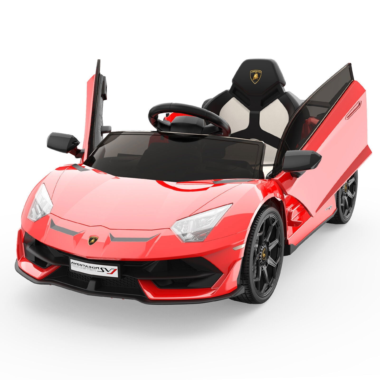 12V Electric Ride-On Car for Kids with Remote Control and LED Lights - Perfect Gift Toy