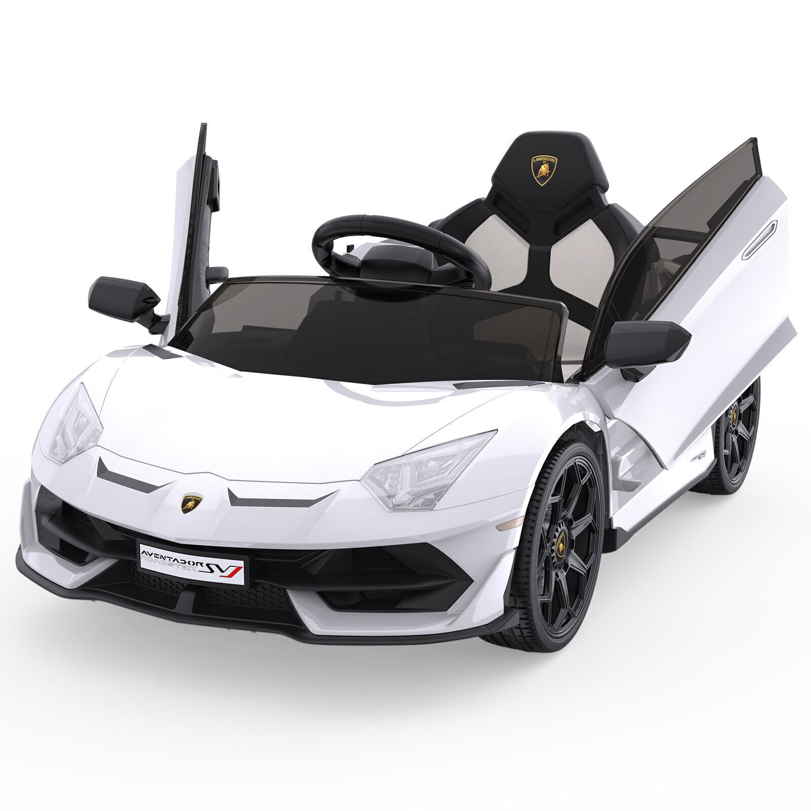12V Electric Ride-On Car for Kids with Remote Control and LED Lights - Perfect Gift Toy