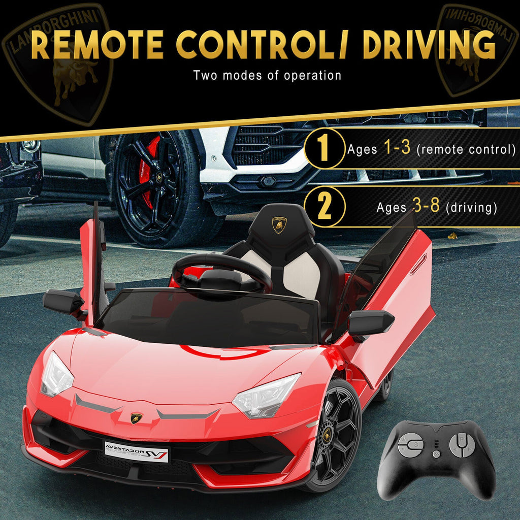 12V Electric Ride-On Car for Kids with Remote Control and LED Lights - Perfect Gift Toy
