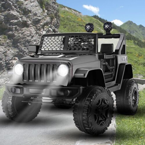 12V Electric Ride-On Car for Kids with Remote Control and Music Player