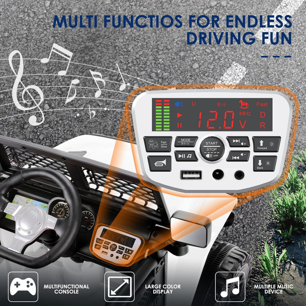 Electric Kids Ride On Car with Remote Control - 12V USA Edition