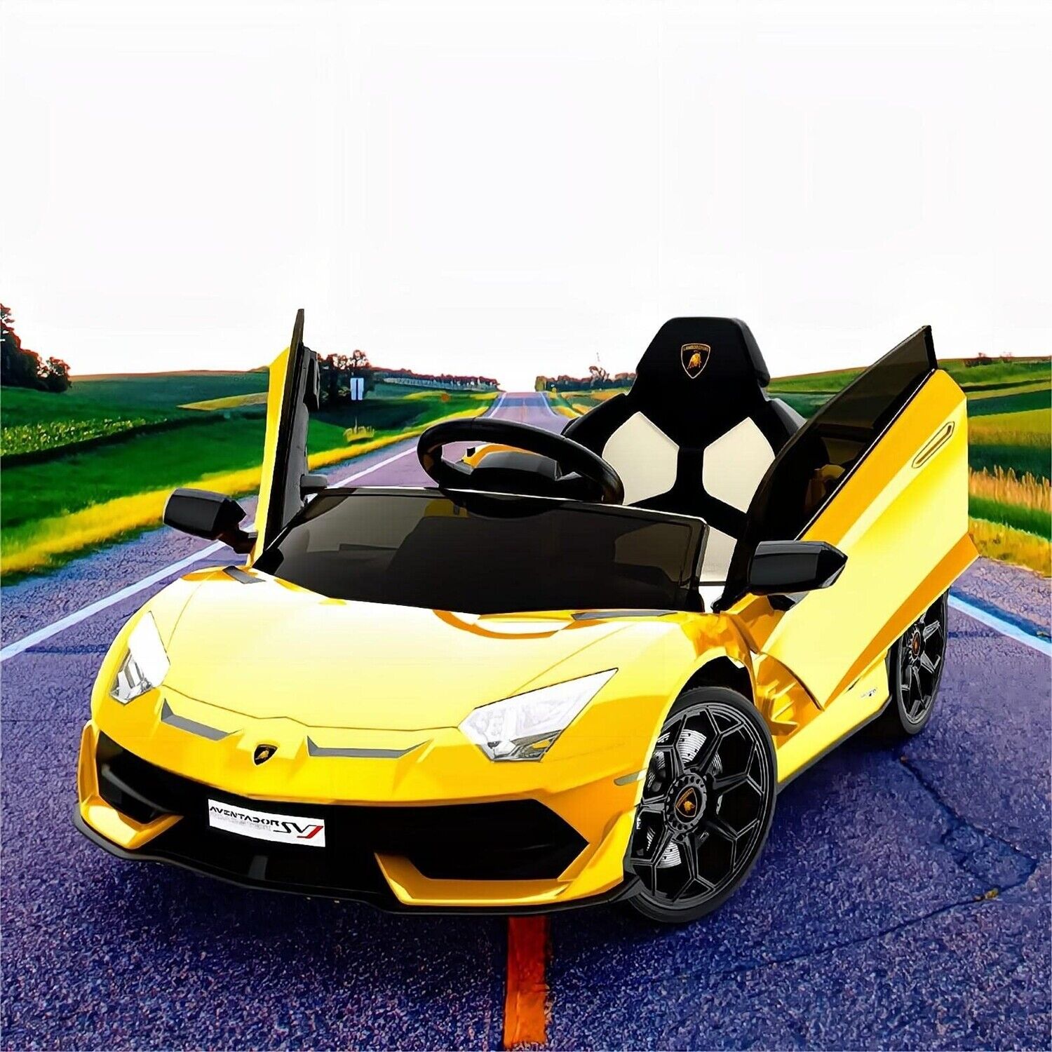 12V Electric Sports Car for Kids with Remote Control - Battery Powered Ride-On Vehicle