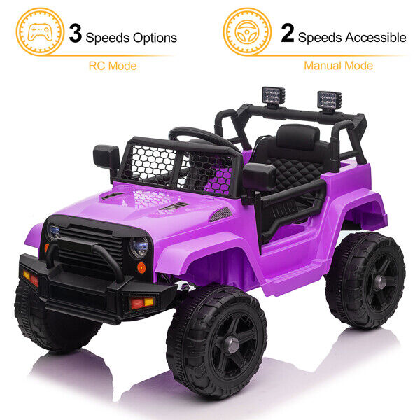 12V Electric Ride On Jeep Toy Car for Kids with Remote Control - Perfect Gift for US Children