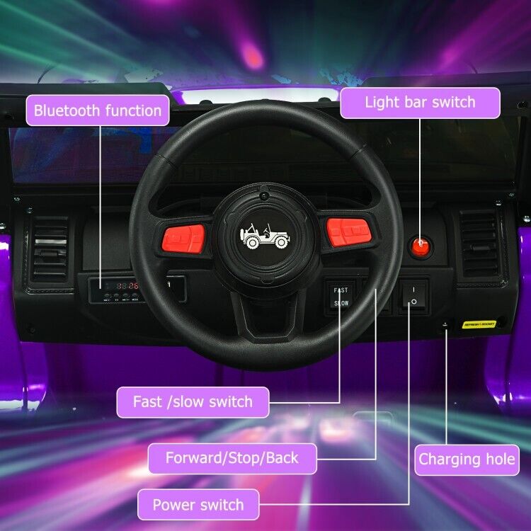 12V Electric Ride On Jeep Toy Car with Remote Control for Kids