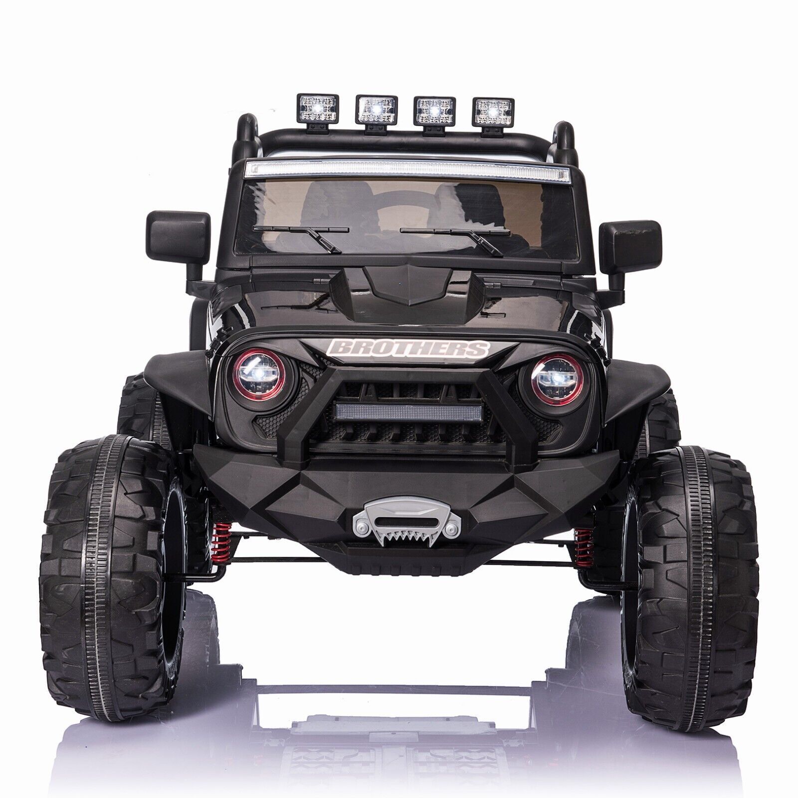 12V Electric Ride On Jeep Toy Car with USB, Bluetooth, and Remote Control for Kids