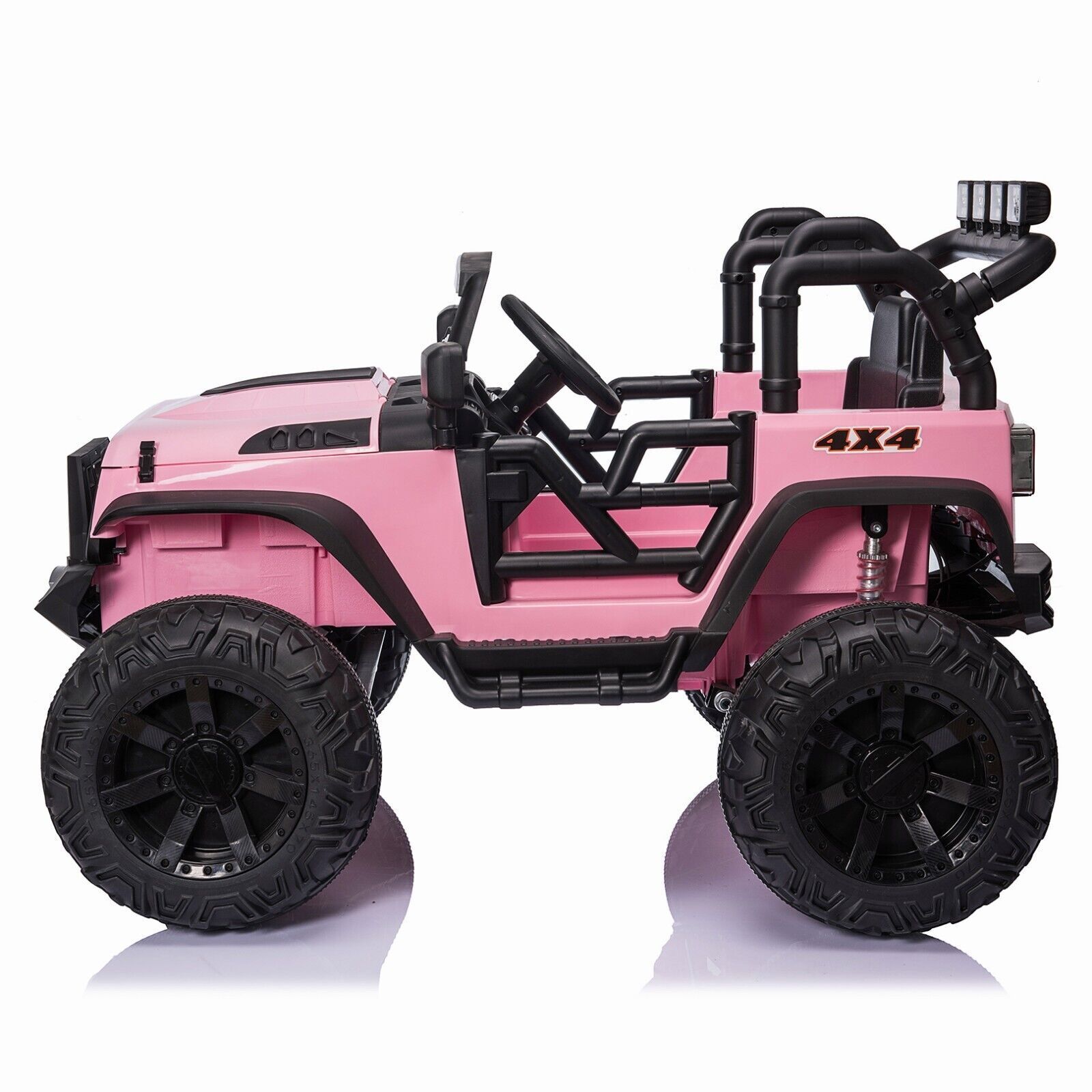 12V Electric Ride On Jeep Toy Car with USB, Bluetooth, and Remote Control for Kids