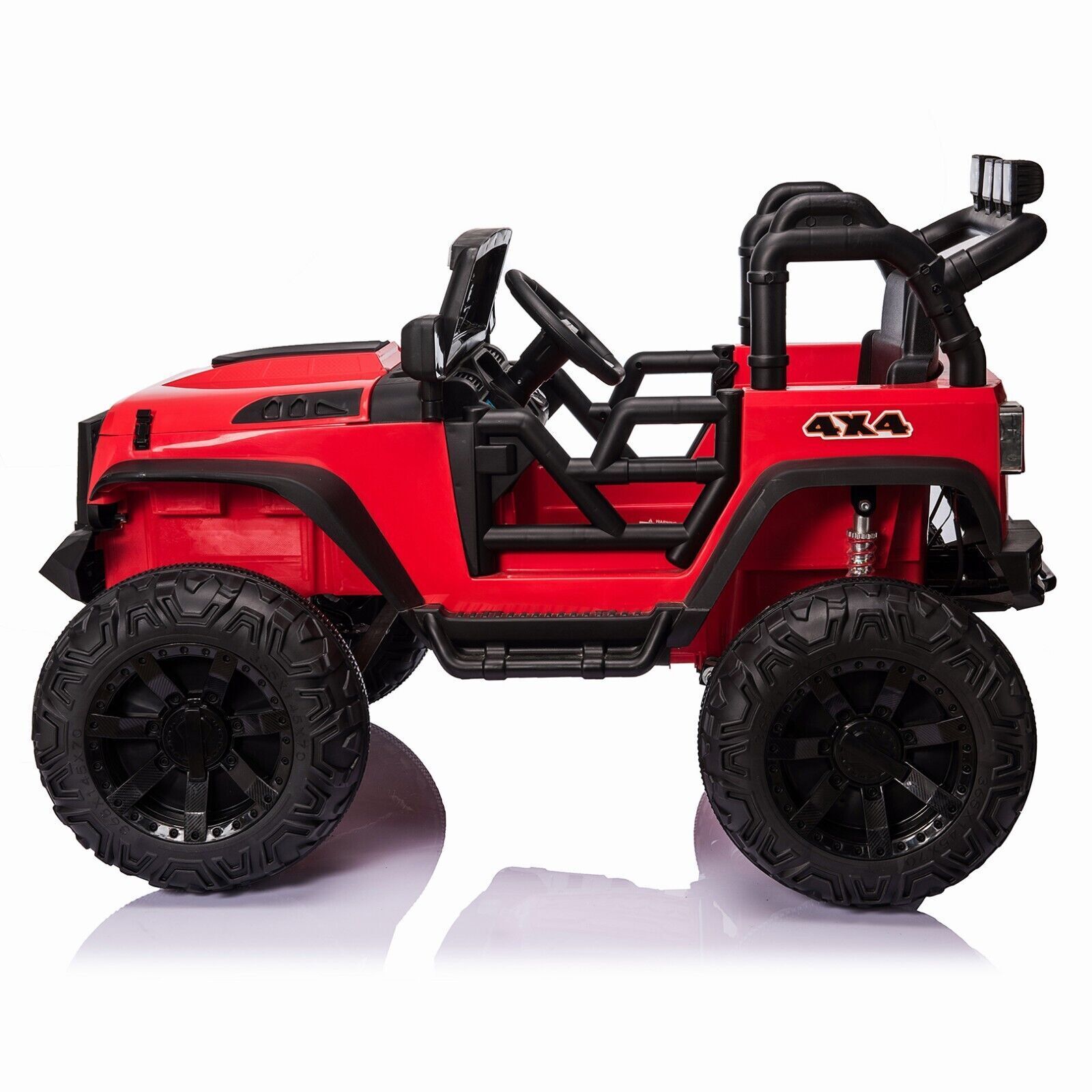 12V Electric Ride On Jeep Toy Car with USB, Bluetooth, and Remote Control for Kids